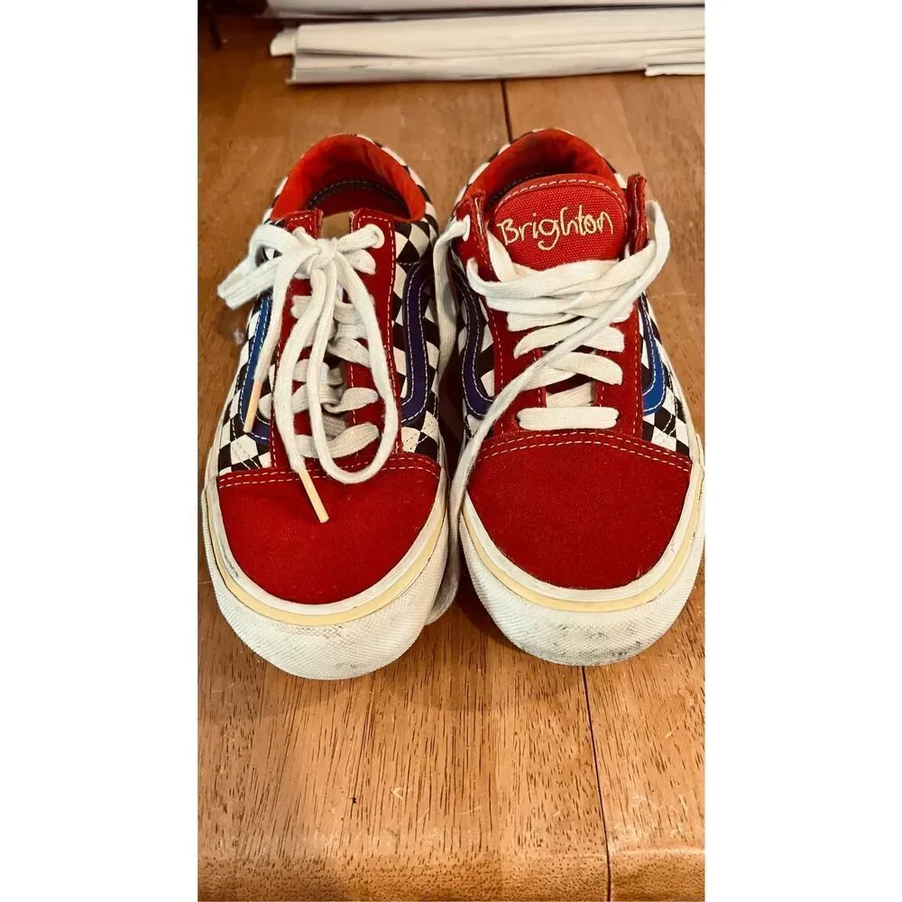 Vans Old Skool Pro Brighton Multi Color Mens SZ 5.5 Rare Skate Shoes